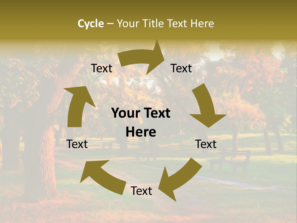 Detail Plants Green PowerPoint Template