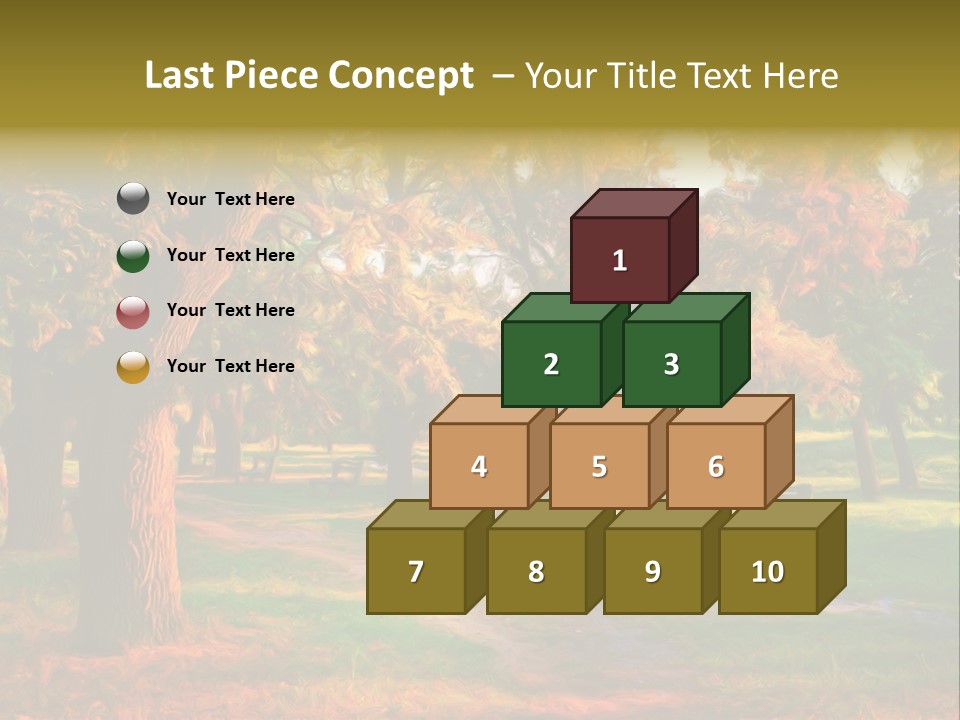 Detail Plants Green PowerPoint Template