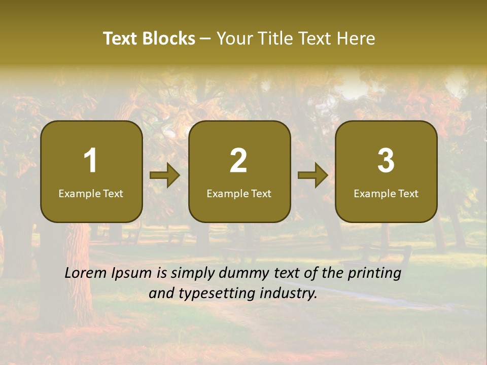 Detail Plants Green PowerPoint Template