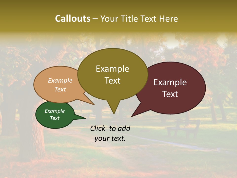 Detail Plants Green PowerPoint Template