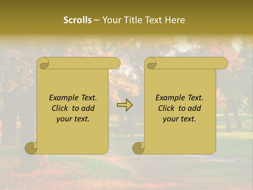 Detail Plants Green PowerPoint Template