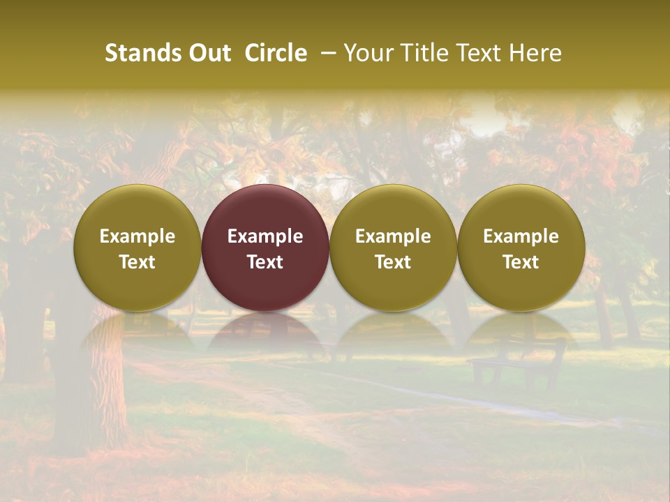 Detail Plants Green PowerPoint Template