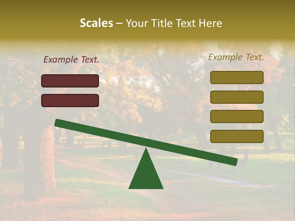 Detail Plants Green PowerPoint Template