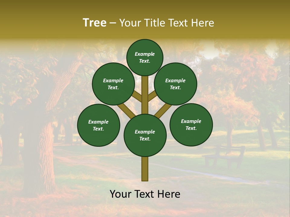 Detail Plants Green PowerPoint Template