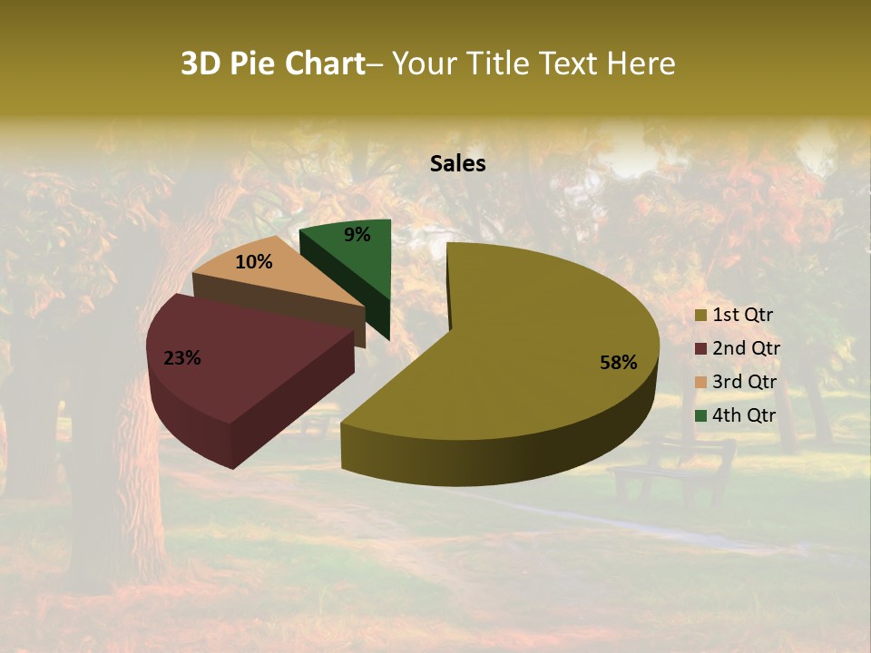 Detail Plants Green PowerPoint Template