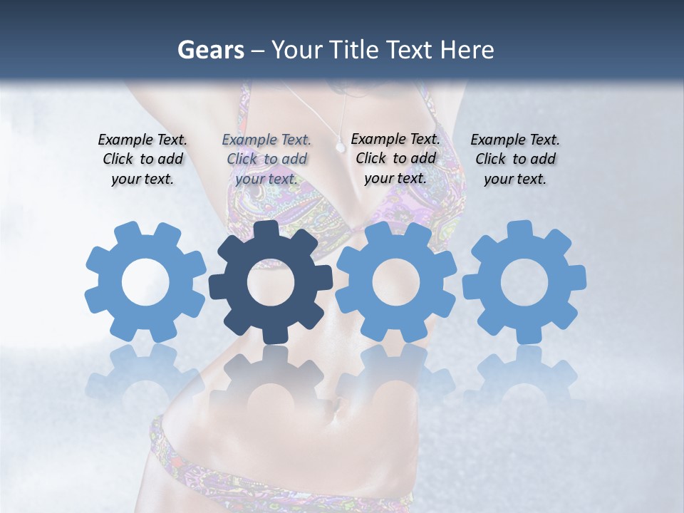 Muscular Build Dancer Passion PowerPoint Template