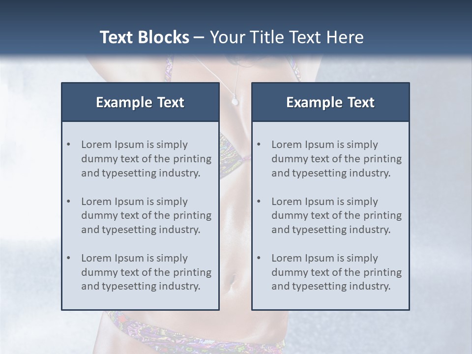 Muscular Build Dancer Passion PowerPoint Template