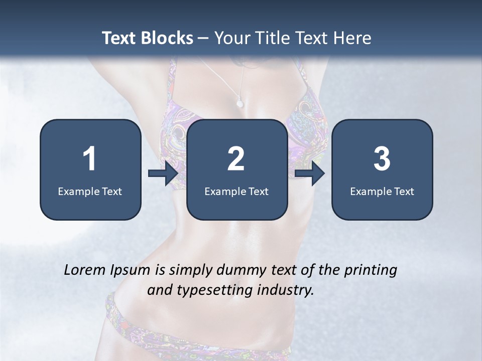 Muscular Build Dancer Passion PowerPoint Template