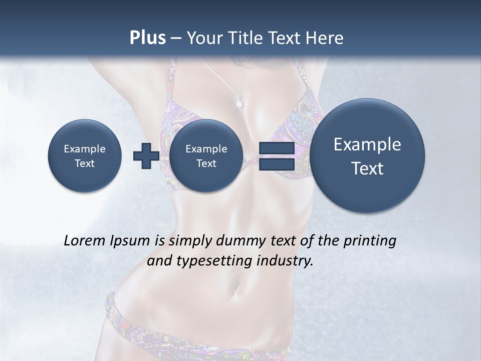 Muscular Build Dancer Passion PowerPoint Template