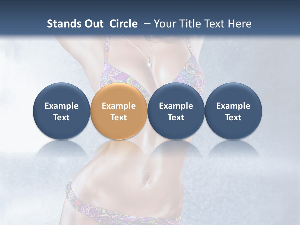 Muscular Build Dancer Passion PowerPoint Template