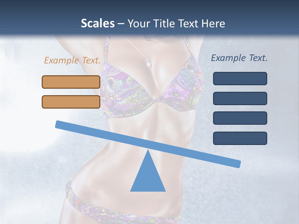 Muscular Build Dancer Passion PowerPoint Template