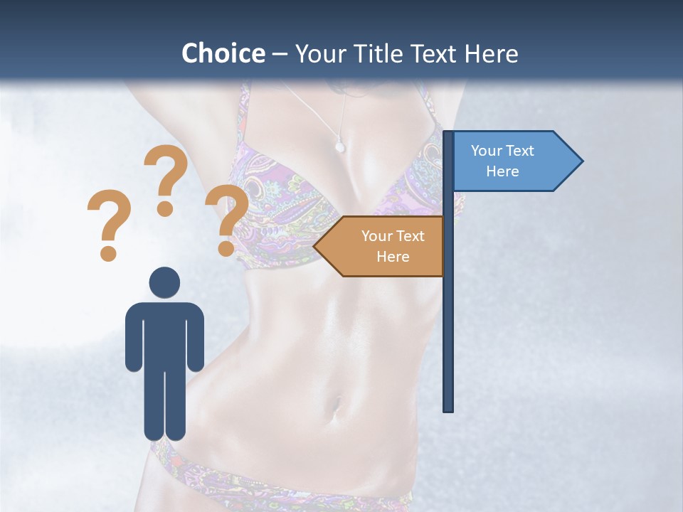 Muscular Build Dancer Passion PowerPoint Template