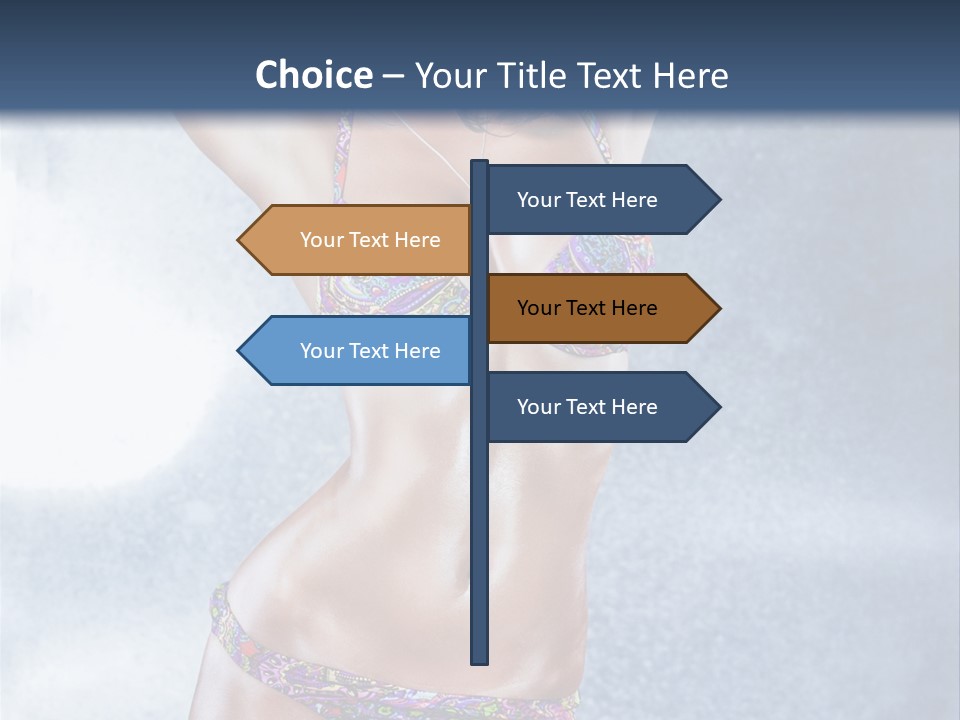 Muscular Build Dancer Passion PowerPoint Template