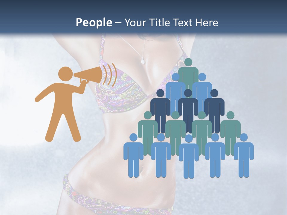 Muscular Build Dancer Passion PowerPoint Template