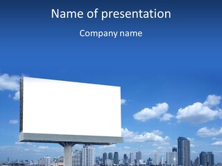 Bigboard Canvas Message PowerPoint Template