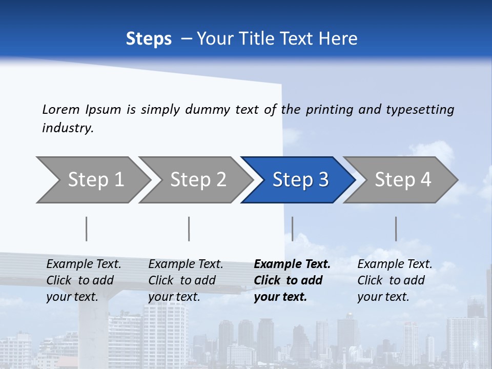 Bigboard Canvas Message PowerPoint Template