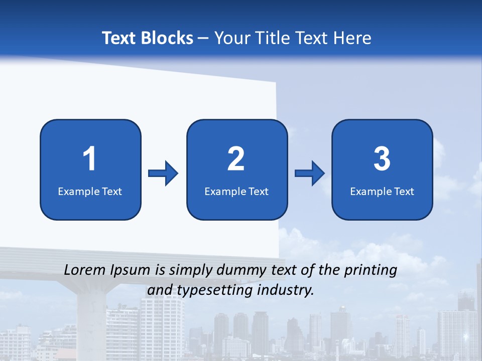 Bigboard Canvas Message PowerPoint Template