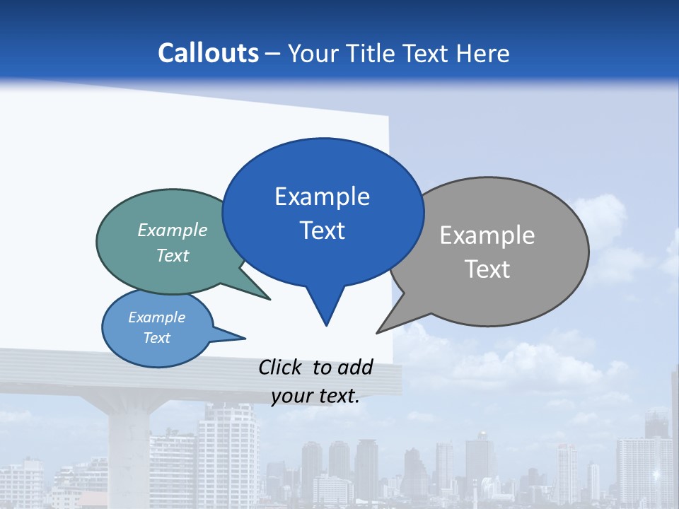 Bigboard Canvas Message PowerPoint Template