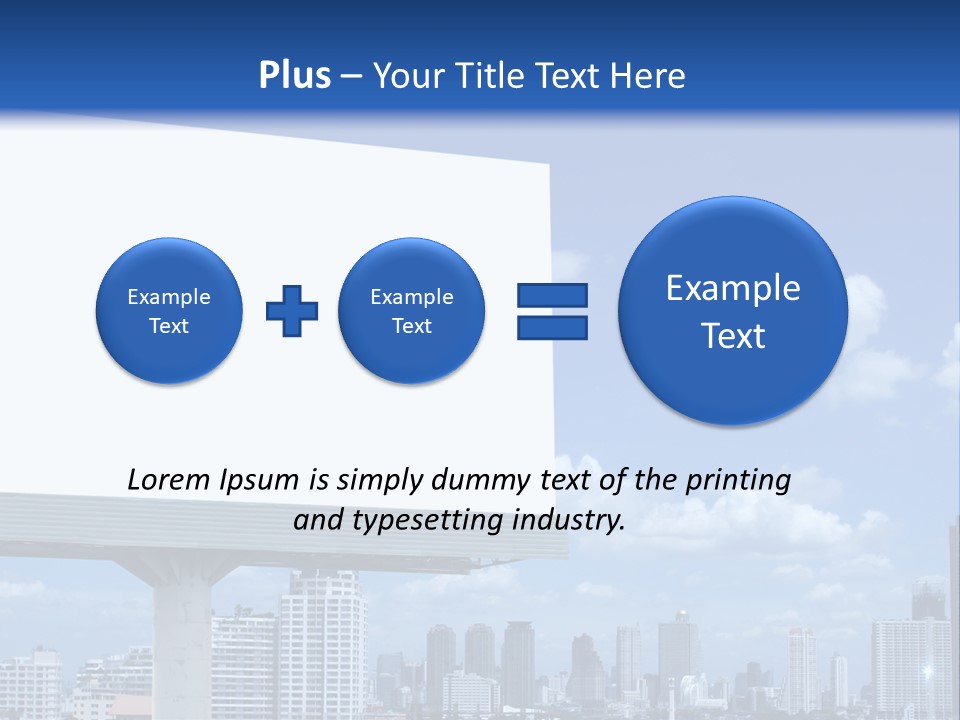 Bigboard Canvas Message PowerPoint Template