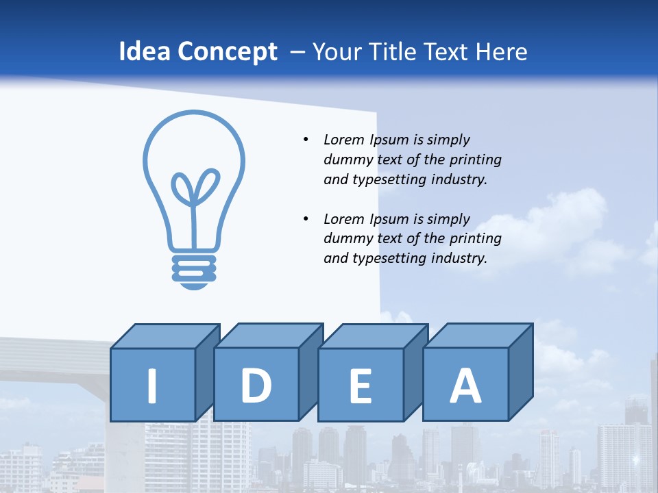 Bigboard Canvas Message PowerPoint Template