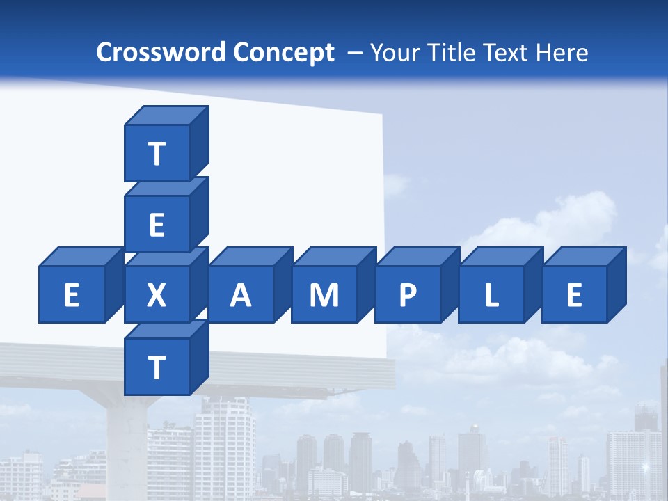 Bigboard Canvas Message PowerPoint Template