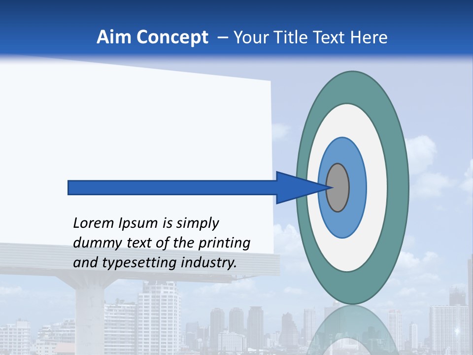 Bigboard Canvas Message PowerPoint Template