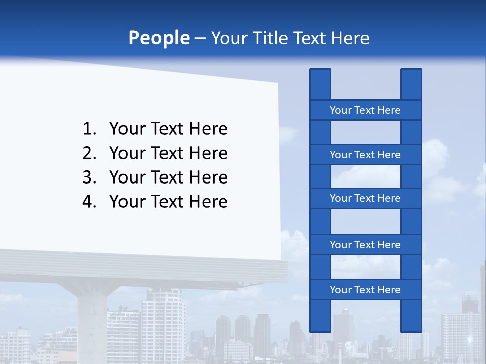 Bigboard Canvas Message PowerPoint Template