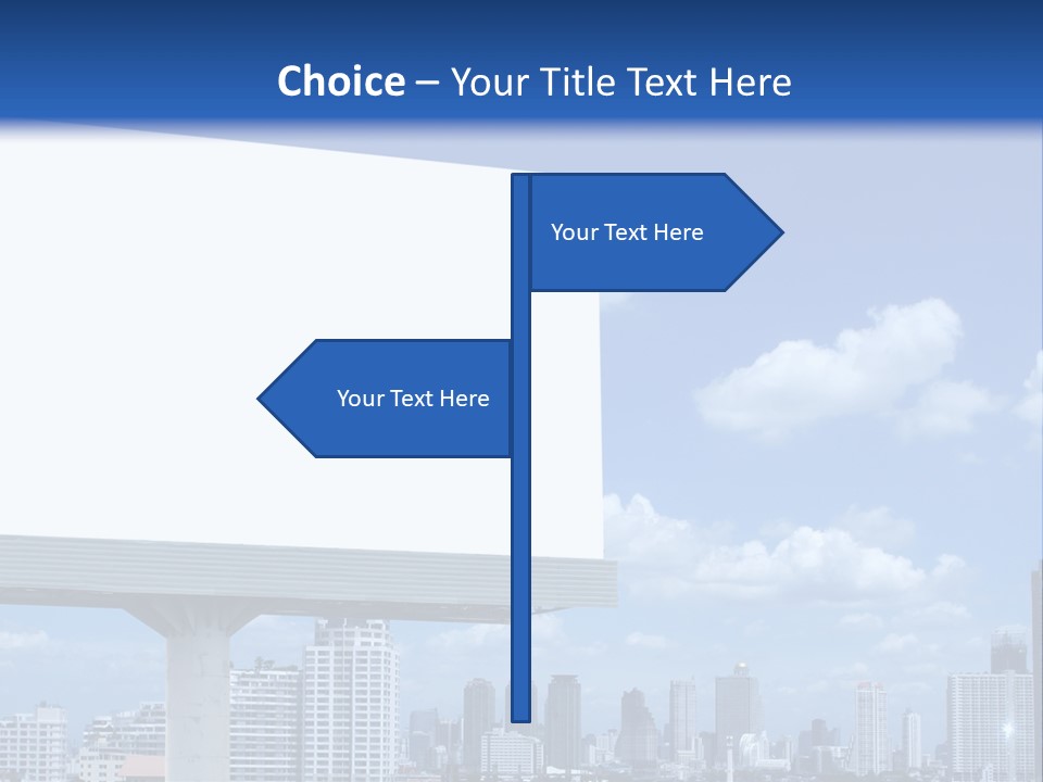 Bigboard Canvas Message PowerPoint Template