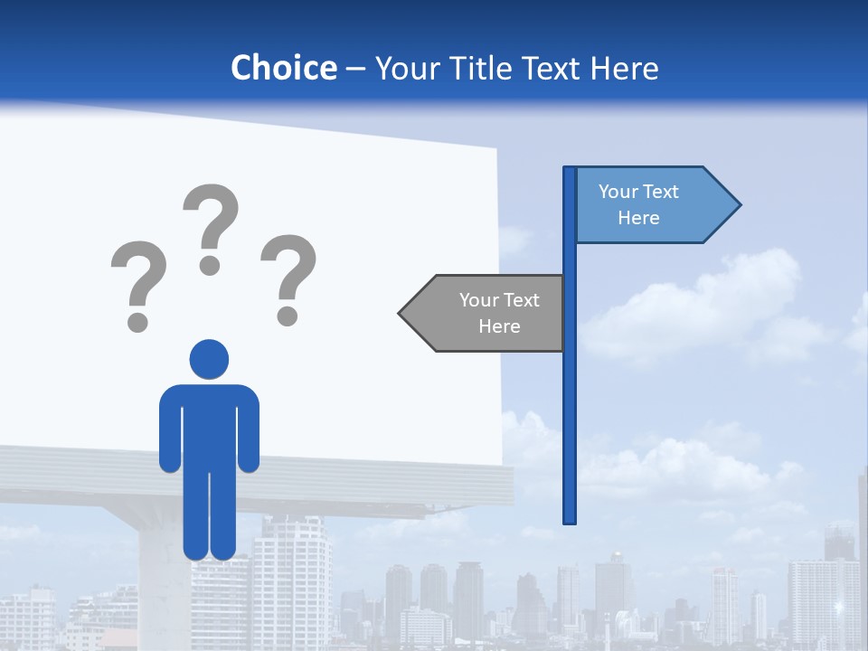 Bigboard Canvas Message PowerPoint Template