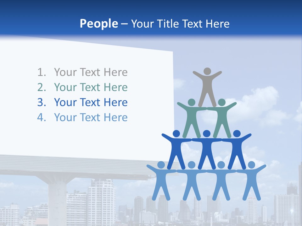 Bigboard Canvas Message PowerPoint Template