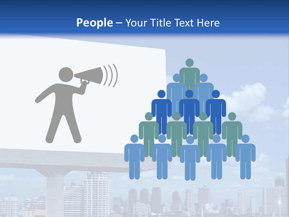 Bigboard Canvas Message PowerPoint Template