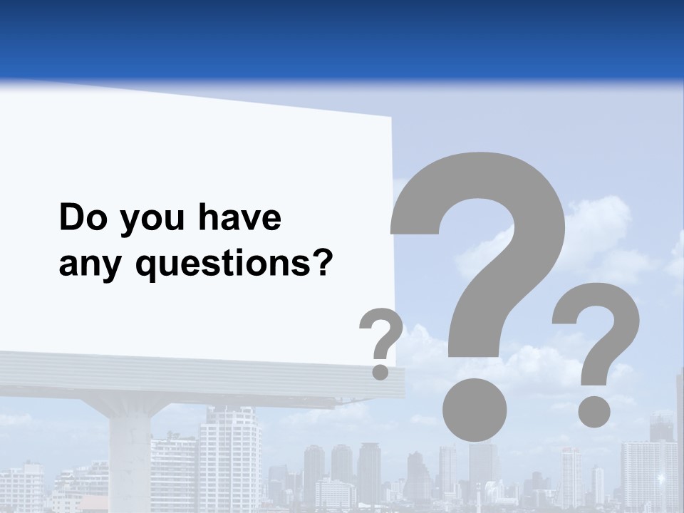 Bigboard Canvas Message PowerPoint Template