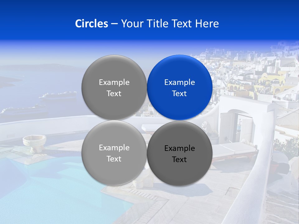 Aegean Town Religious PowerPoint Template