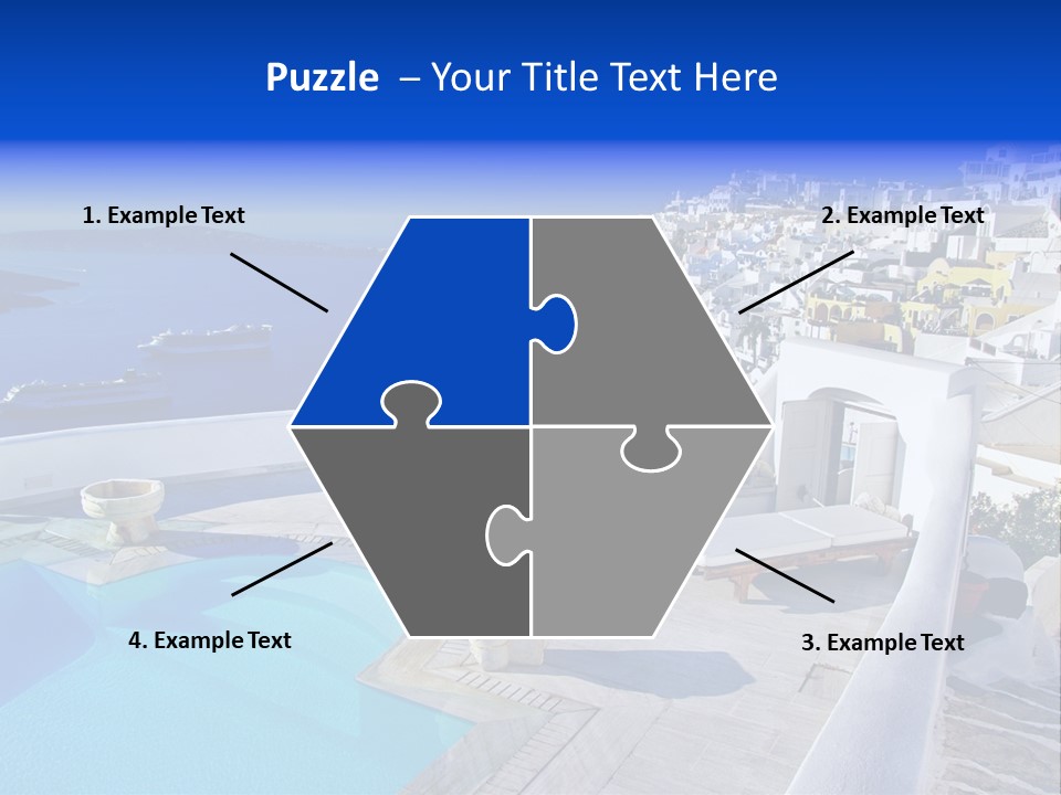 Aegean Town Religious PowerPoint Template