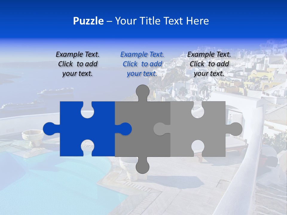 Aegean Town Religious PowerPoint Template