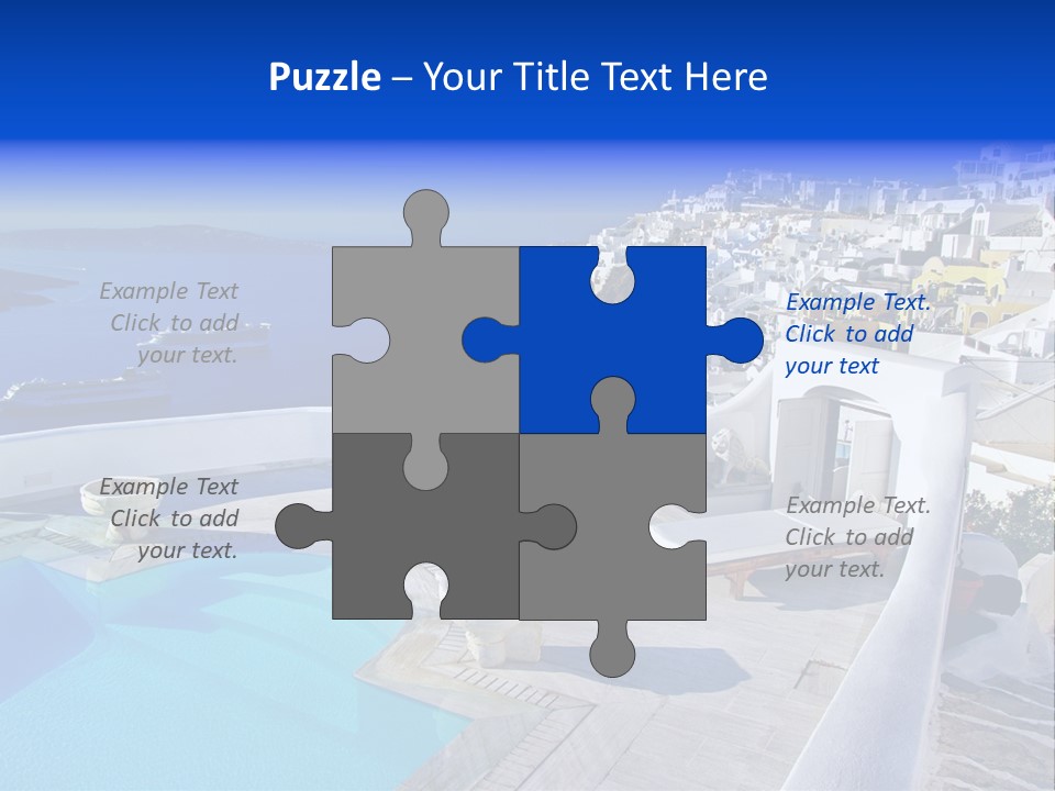 Aegean Town Religious PowerPoint Template