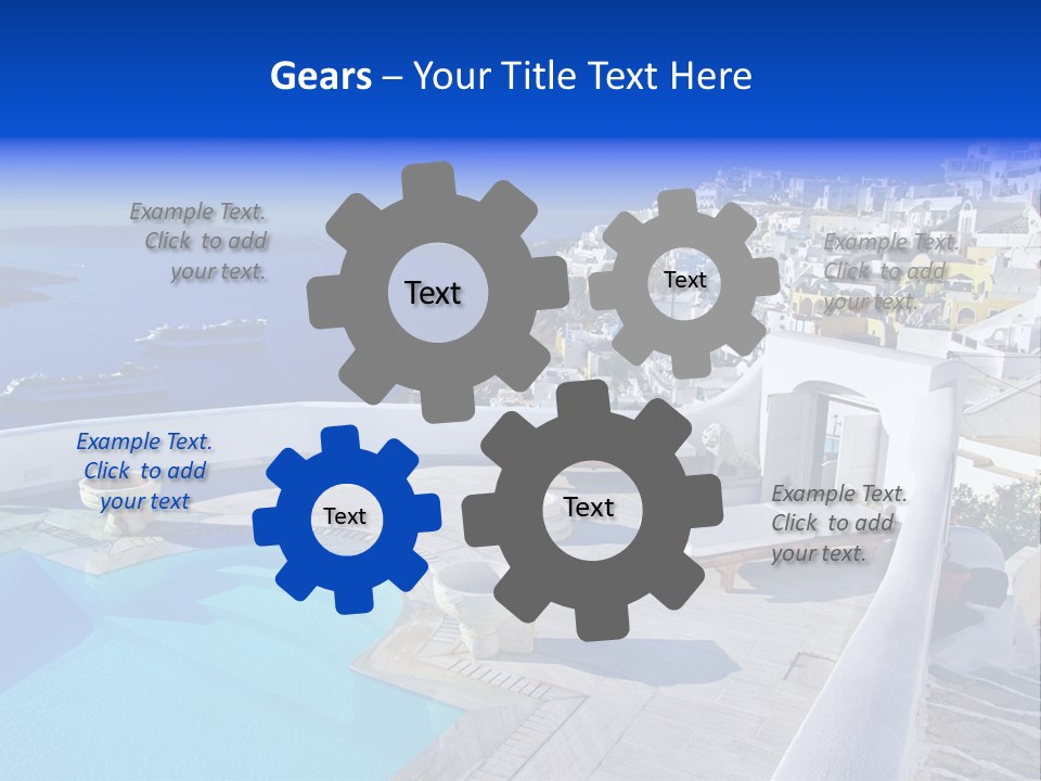 Aegean Town Religious PowerPoint Template