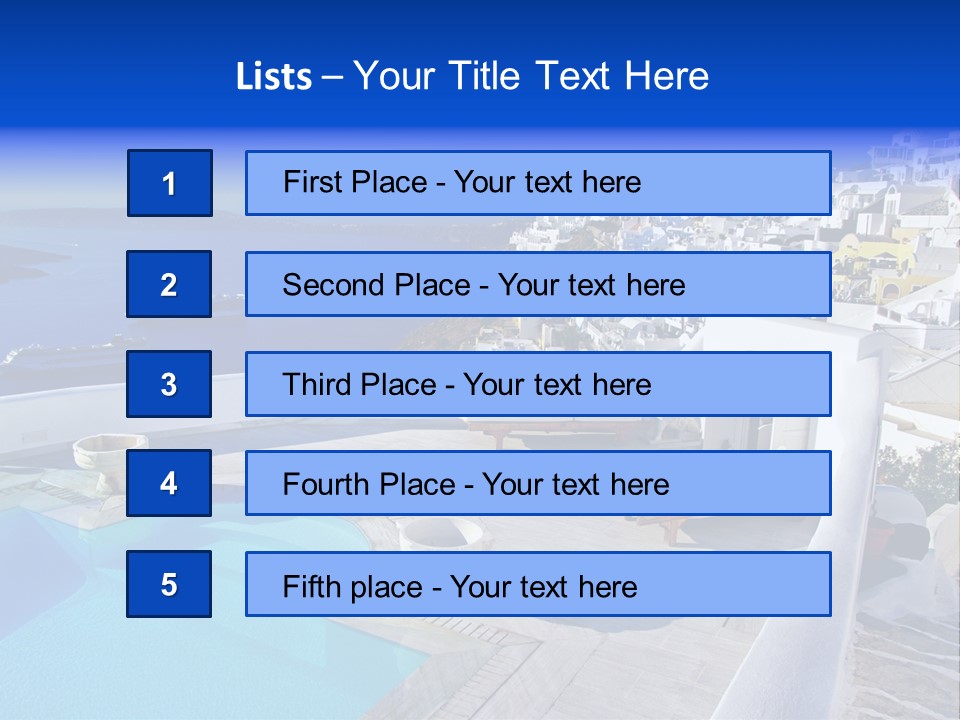 Aegean Town Religious PowerPoint Template