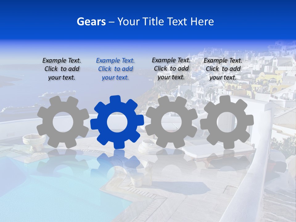 Aegean Town Religious PowerPoint Template