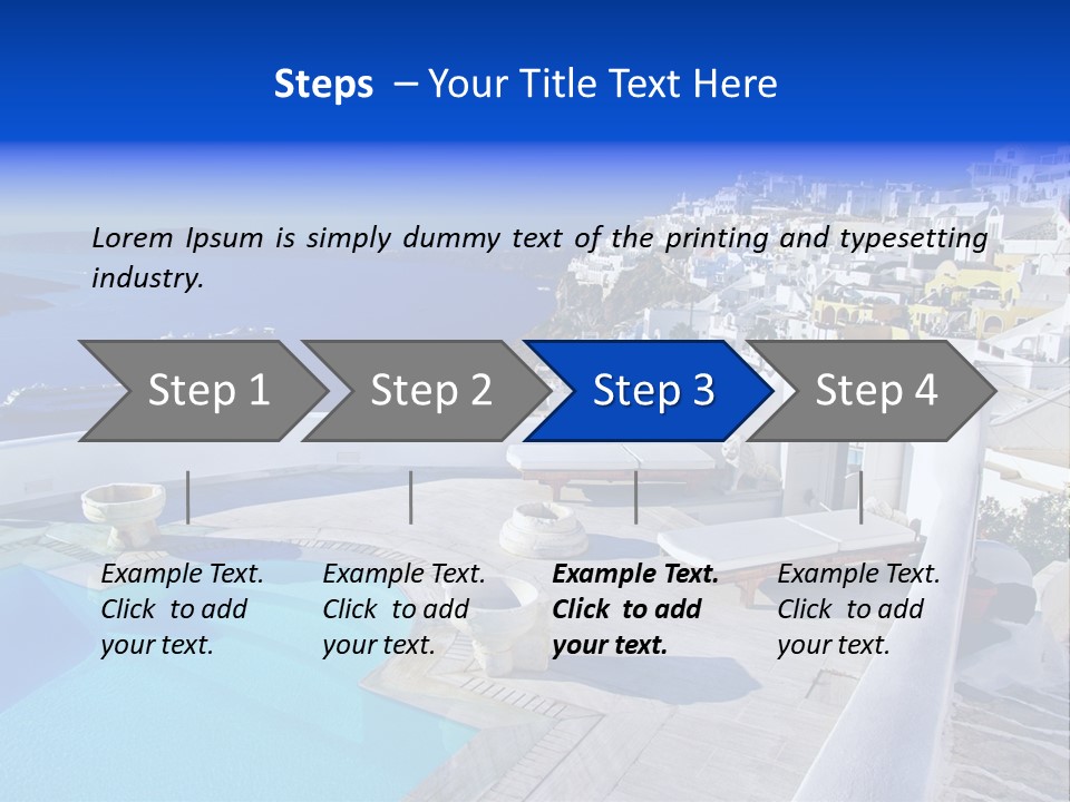 Aegean Town Religious PowerPoint Template