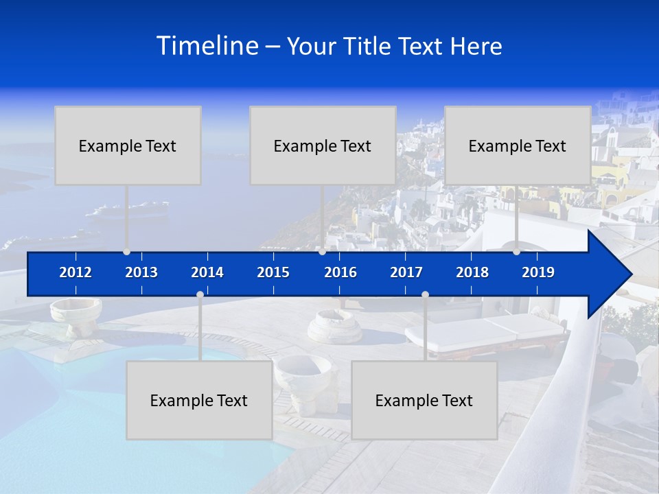 Aegean Town Religious PowerPoint Template