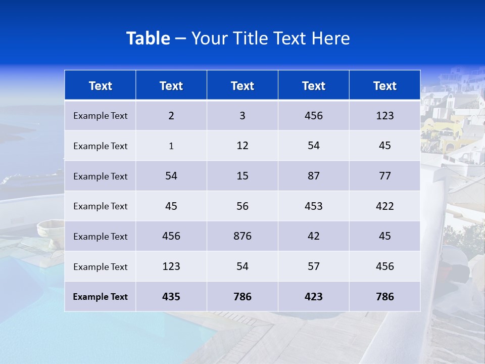 Aegean Town Religious PowerPoint Template