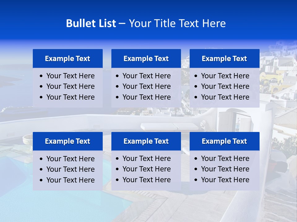 Aegean Town Religious PowerPoint Template