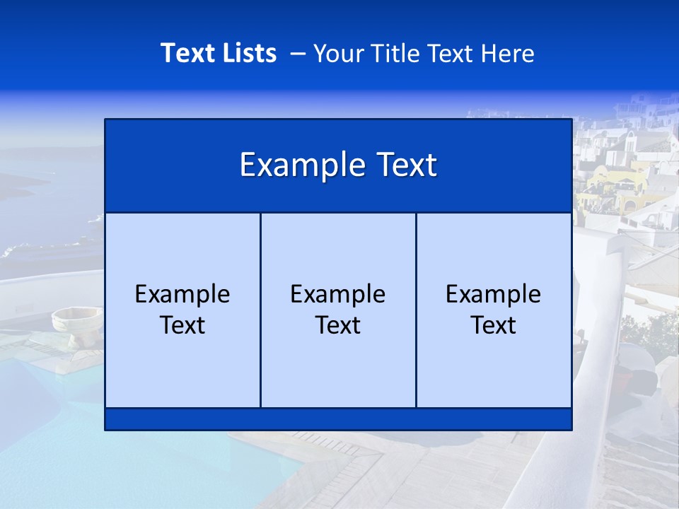 Aegean Town Religious PowerPoint Template