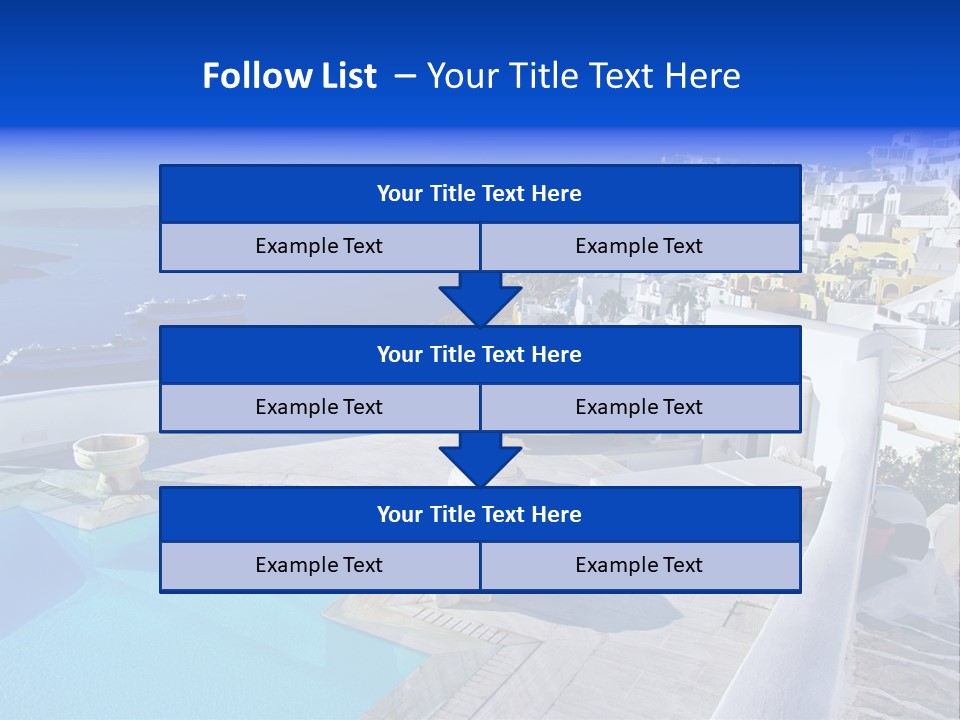 Aegean Town Religious PowerPoint Template