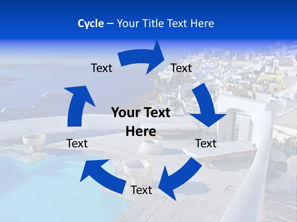 Aegean Town Religious PowerPoint Template