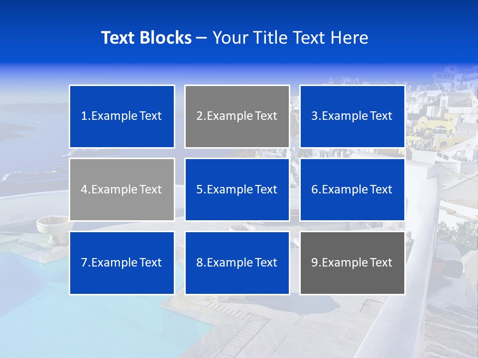 Aegean Town Religious PowerPoint Template