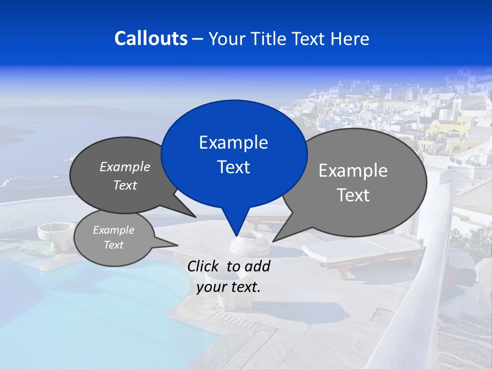 Aegean Town Religious PowerPoint Template