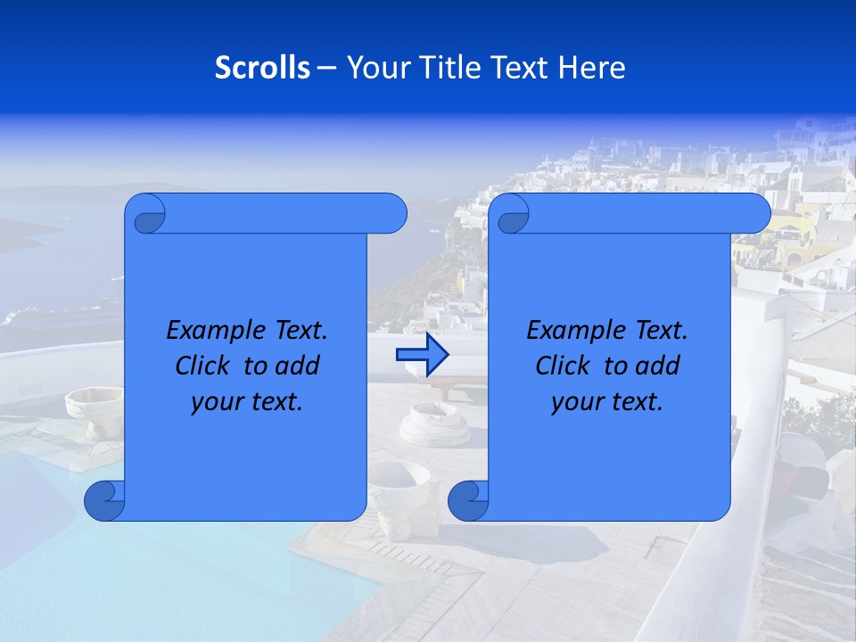 Aegean Town Religious PowerPoint Template