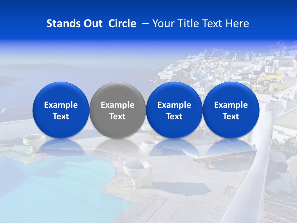 Aegean Town Religious PowerPoint Template